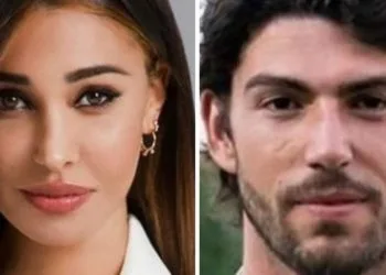 Belen Rodriguez e Ignazio Moser (collage)