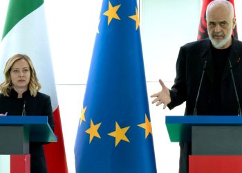 Meloni e Rama nell'hotspot Albania