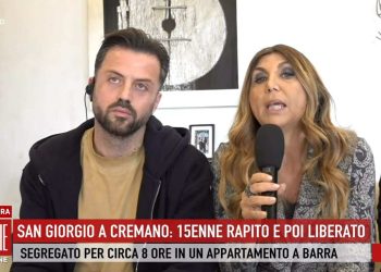 Il padre del 15enne sequestrato (Foto: Storie Italiane)