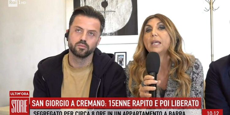 Il padre del 15enne sequestrato (Foto: Storie Italiane)