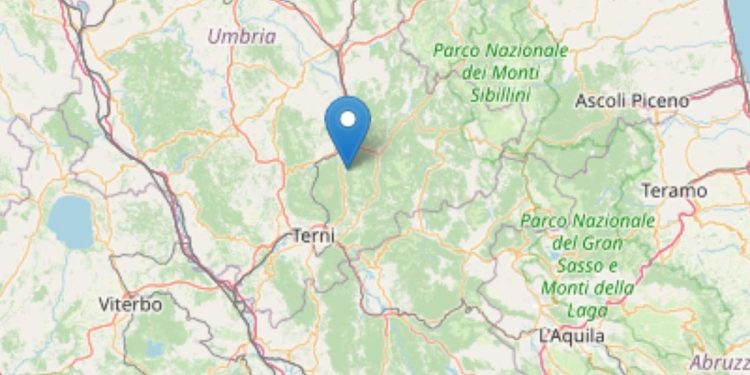 Terremoto 13 aprile 2025, Spoleto M. 2.5 (Foto Ingv)