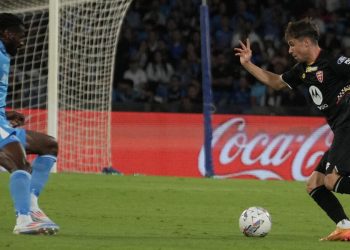 Un'Immagine di Napoli Monza al Diego Armando Maradona (Foto ANSA)