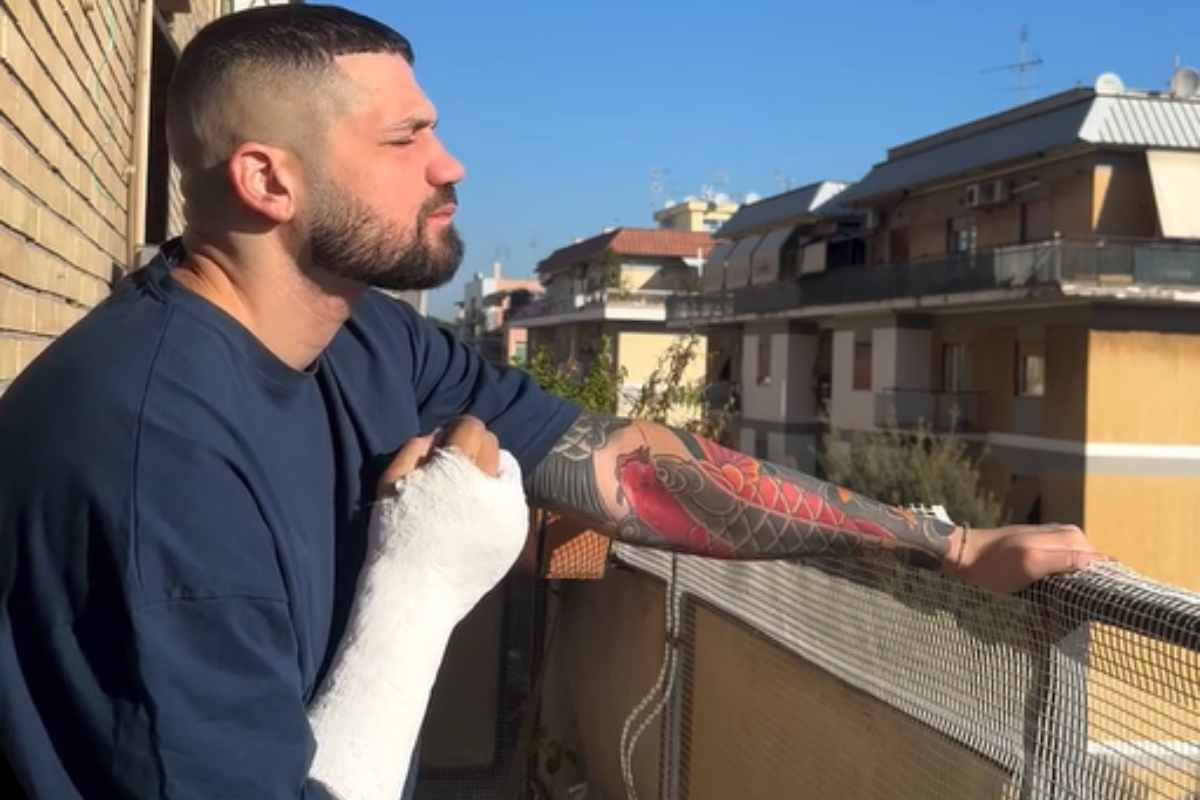 Luca Salatino segnato dall'incidente 