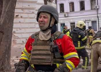 Ucraina. A Sumy, sul luogo della strage (Ansa)