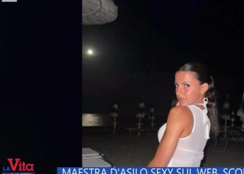 Elena Maraga, la mestra di OnlyFans (Foto: La Vita in Diretta)
