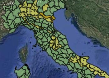 Allerta meteo oggi, 25 aprile 2025 (Foto: Protezione Civile)
