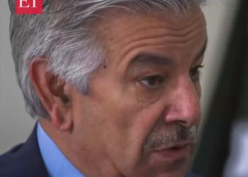 Khawaja Asif, ministro della Difesa Pakistan, 2025 (Foto: The Economic Times)