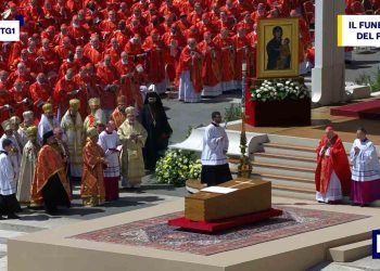 I funerali di Papa Francesco (Foto: screen Rai)