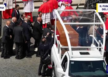 Papa Francesco in Santa Maria Maggiore (Foto: Rai)