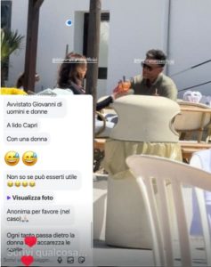 Giovanni Siciliano Uomini e Donne bacia un'altra donna