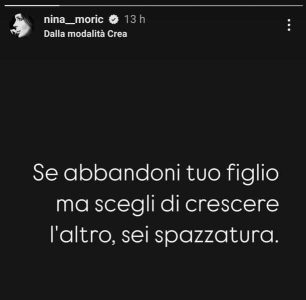Nina Moric contro Fabrizio Corona su Instagram