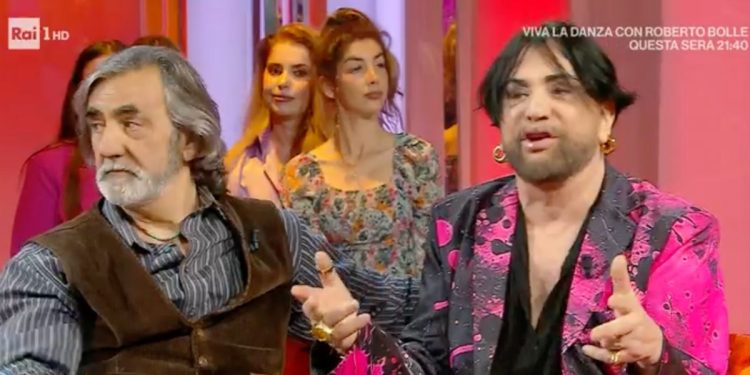 Ivan Cattaneo e il fratello Domizio a La Volta Buona