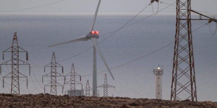 La rete elettrica spagnola (Foto: ANSA)