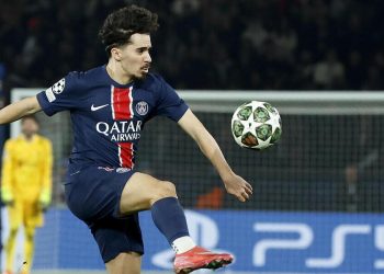 Vitinha, centrocampista portoghese del Psg (Foto ANSA)