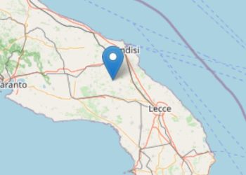 Terremoto San Donaci (Brindisi) 1 maggio 2025 (Foto: Ingv)