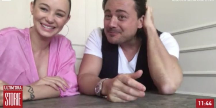 Vittorio Grigolo e Stefania Seimur a Storie Italiane