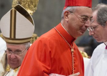 Card. Mamberti con Papa Francesco