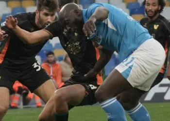 Lukaku in azione contro il Venezia (Foto: ANSA)