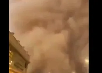 Tempesta di sabbia in Arabia Saudita (Foto: La Repubblica)