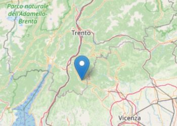 Terremoto Vallarsa 7 maggio 2025 (Foto Ingv)