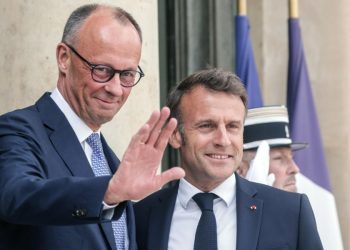 Emmanuel Macron e Friedrich Merz a Parigi
