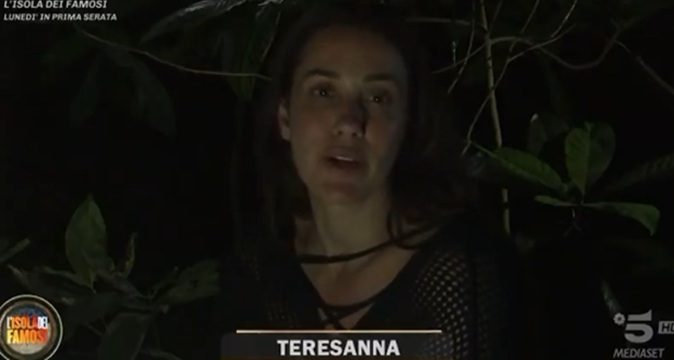 Teresanna Pugliese all'Isola dei Famosi 2025 (Foto: Screen)