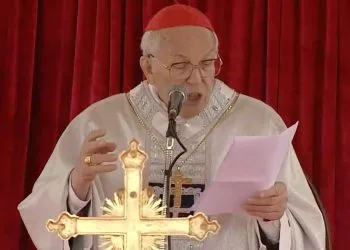 Cardinale Re a Pompei