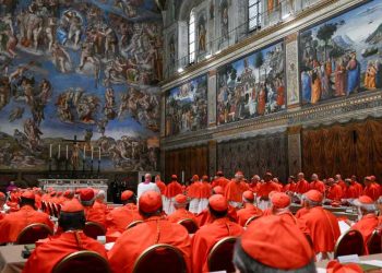 I cardinali in Conclave