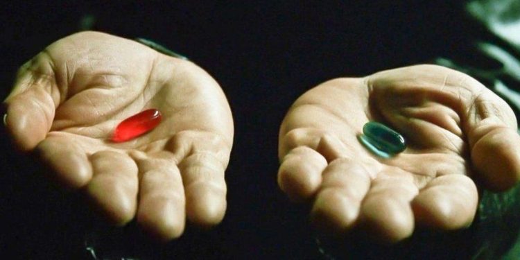 Bluepill e Redpill da Matrix