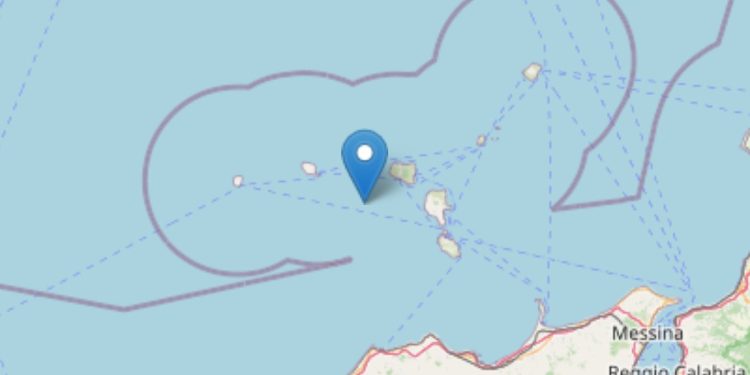 Terremoto Isole Eolie 9 maggio 2025 (Foto Ingv)