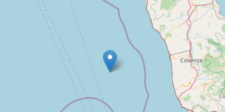 Terremoto Mar Tirreno Meridionale 10 maggio 2025 (10 maggio 2025)