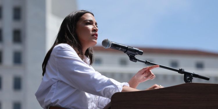 Alexandria Ocasio-Cortez a Los Angeles