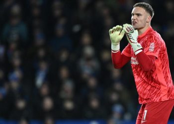 Bart Verbruggen, portiere olandese del Brighton (Foto ANSA)