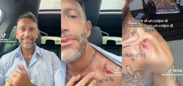 Giovanni Siciliano di Uomini e Donne, il tatuaggio