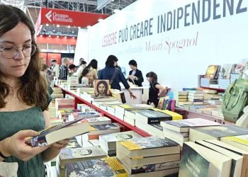 Al Salone del Libro di Torino, edizione 2025 (Ansa)