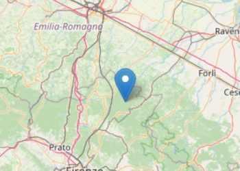 Terremoto Palazzuolo sul Senio 16 maggio 2025 (Foto Ingv)