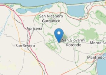 Terremoto San Marco in Lamis 17 maggio 2025 (Foto Ingv)