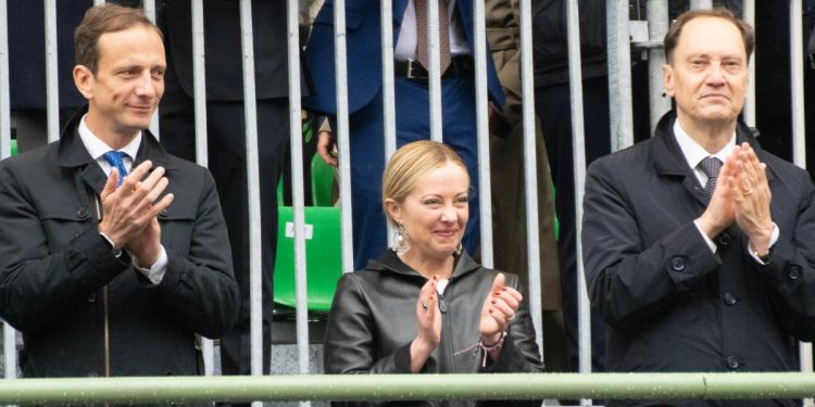 Fedriga, Meloni e Ciriani