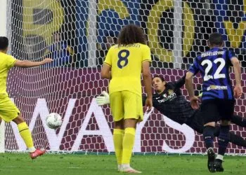 Pedro segna in Inter Lazio (Foto: ANSA)