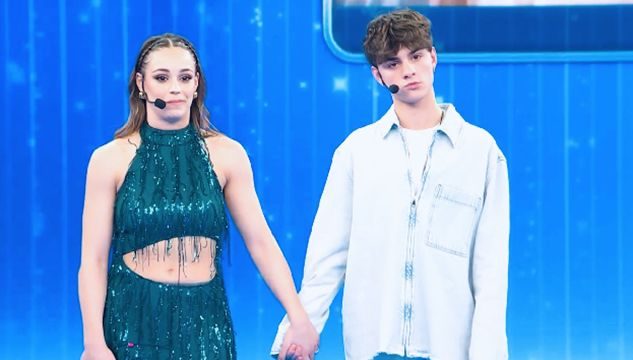 Alessia Pecchia e Luk3 ad Amici 24 (Foto: Screen)