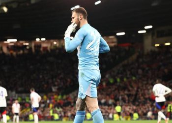 Lucas Perri, portiere brasiliano del Lione (Foto ANSA)