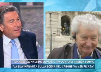 Gli avvocati De Rensis e Lovati (Foto: Mattino 5)