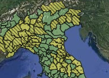 allerta meteo 22 maggio 2025 (Foto Protezione Civile)