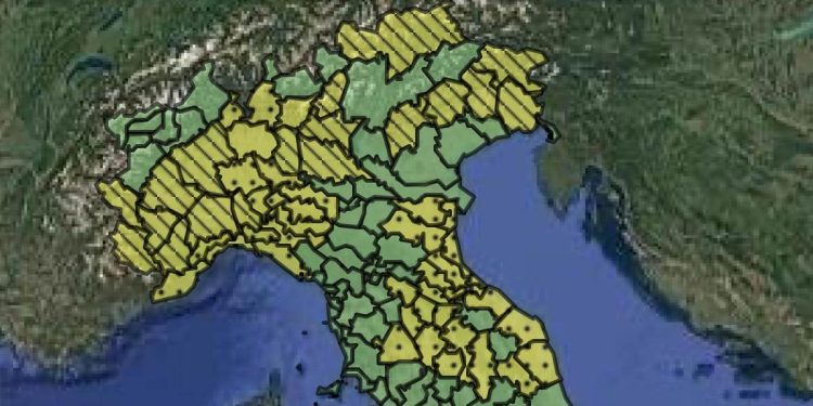 allerta meteo 22 maggio 2025 (Foto Protezione Civile)