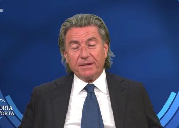 L'avvocato De Rensis (Foto: Porta a Porta)