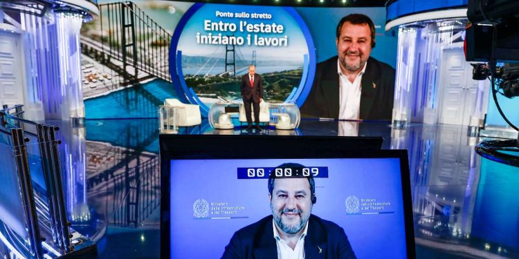 Salvini, Ponte sullo Stretto
