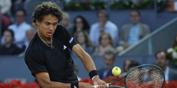 Gran colpo per Gabriel Dallo nel primo turno del Roland Garros 2025 (Foto ANSA)