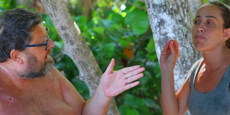 Mario Adinolfi contro Teresanna Pugliese, Isola dei Famosi 2025 (foto da Instagram)