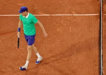 Jannik Sinner al Roland Garros 2025 (Foto ANSA)