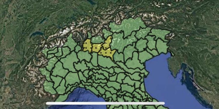 Allerta meteo 28 maggio 2025 (Foto Protezione Civile)